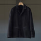 IRENISA | BOXY BLOUSON GREEN BLACK
