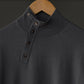 IRENISA | WOOL HIGH-NECK KINIT PULLOVER STONE GRAY