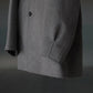 IRENISA | EPAULET STAND COLLAR HALF COAT MOCHA GRAY