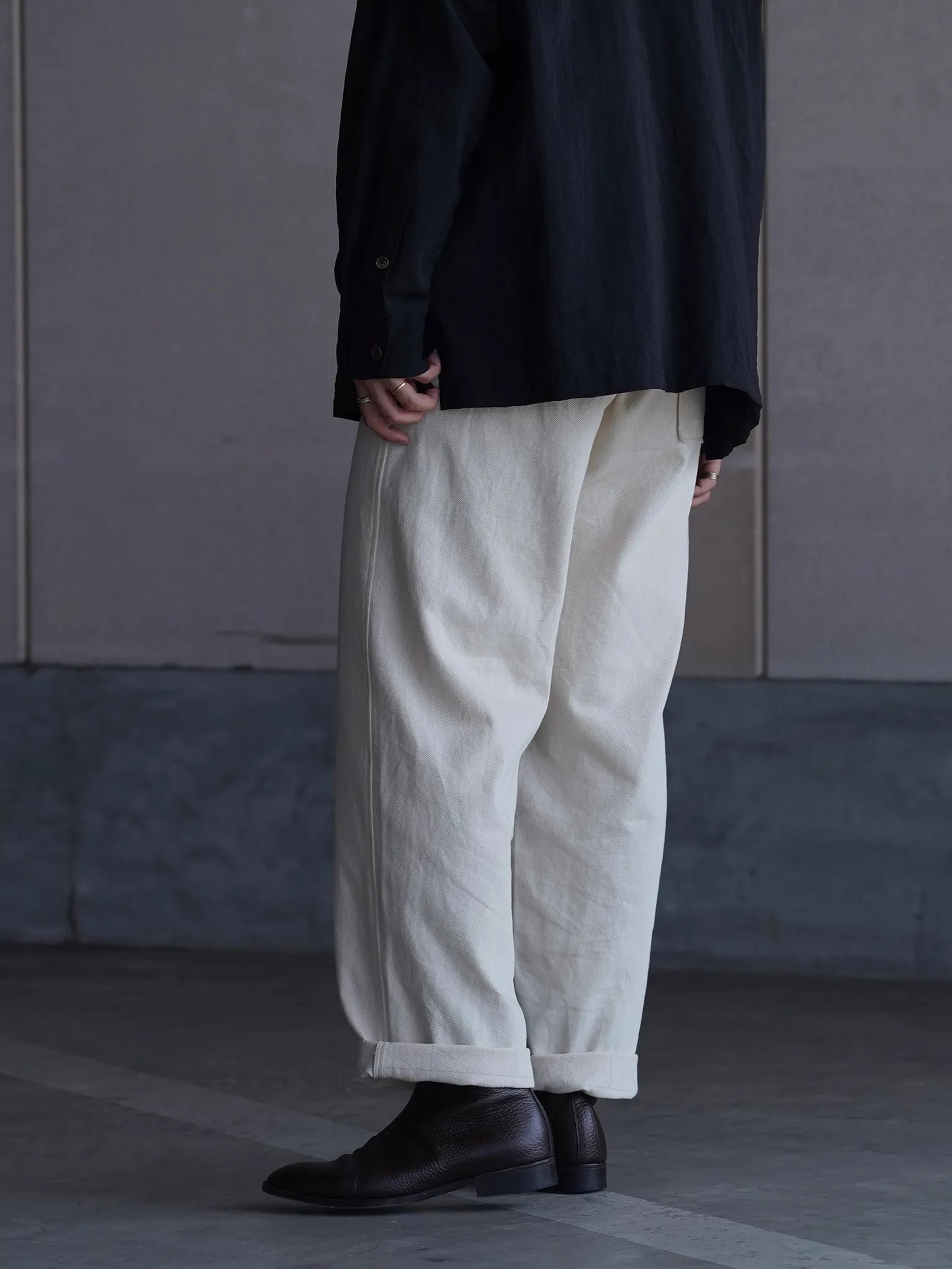 FUKUBORI | Railway Pants 生成り