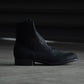 PETROSOLAUM | H center zip [Horse reverse] black