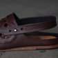 PETROSOLAUM | Cage Sandal [Cage horse leather] brown