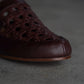 PETROSOLAUM | Cage Sandal [Cage horse leather] brown