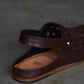 PETROSOLAUM | Cage Sandal [Cage horse leather] brown