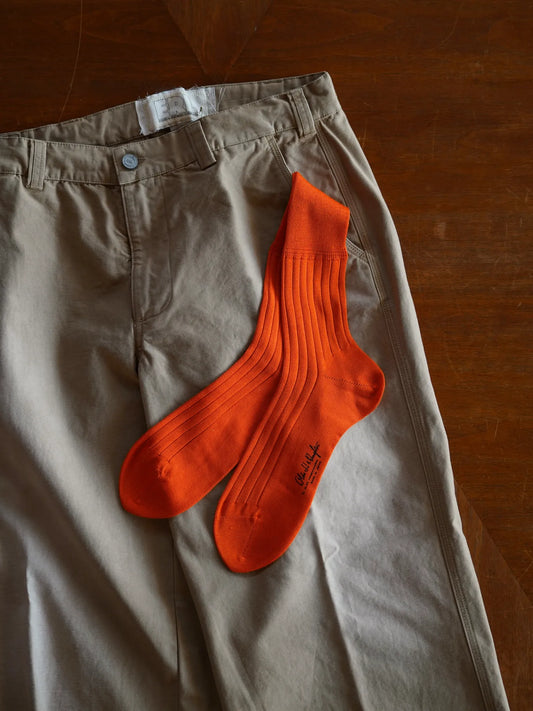 Olde H & Daughter | SILK RIB SOCKS SUN