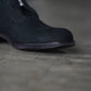 PETROSOLAUM | H center zip [Horse reverse] black