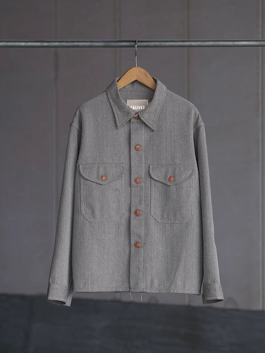FAUVES | C.P.O-TWEED Dark Khaki