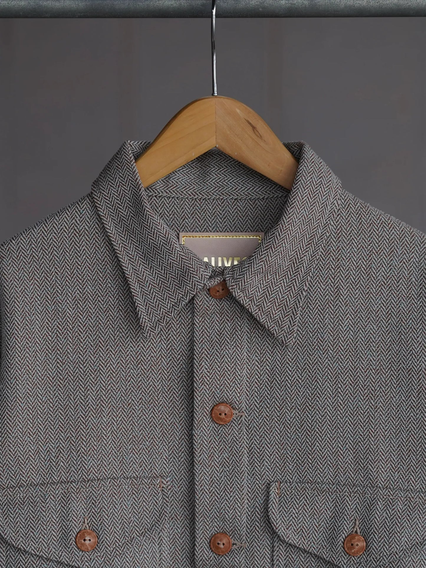 FAUVES | C.P.O-TWEED Dark Khaki