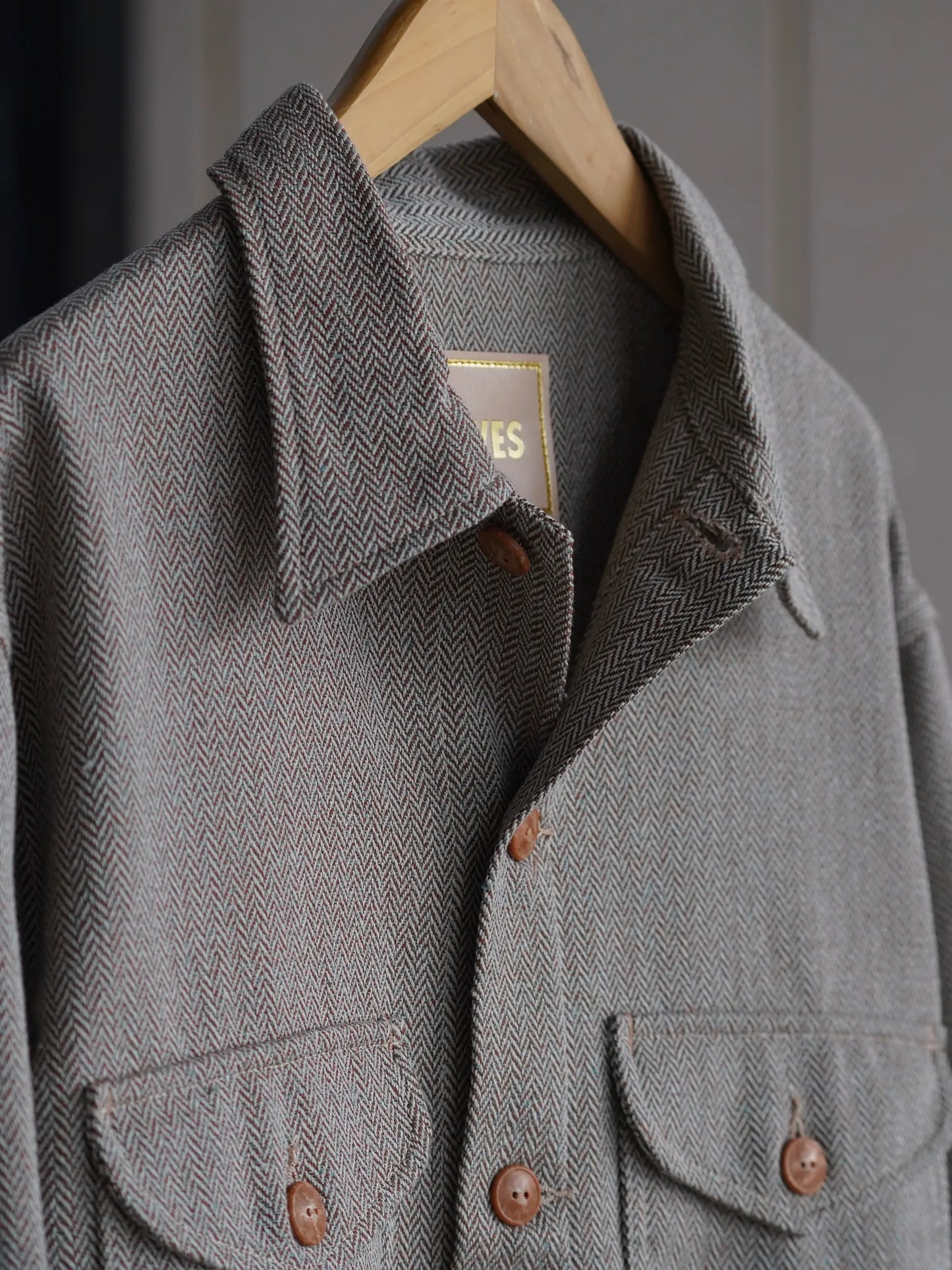 FAUVES | C.P.O-TWEED Dark Khaki