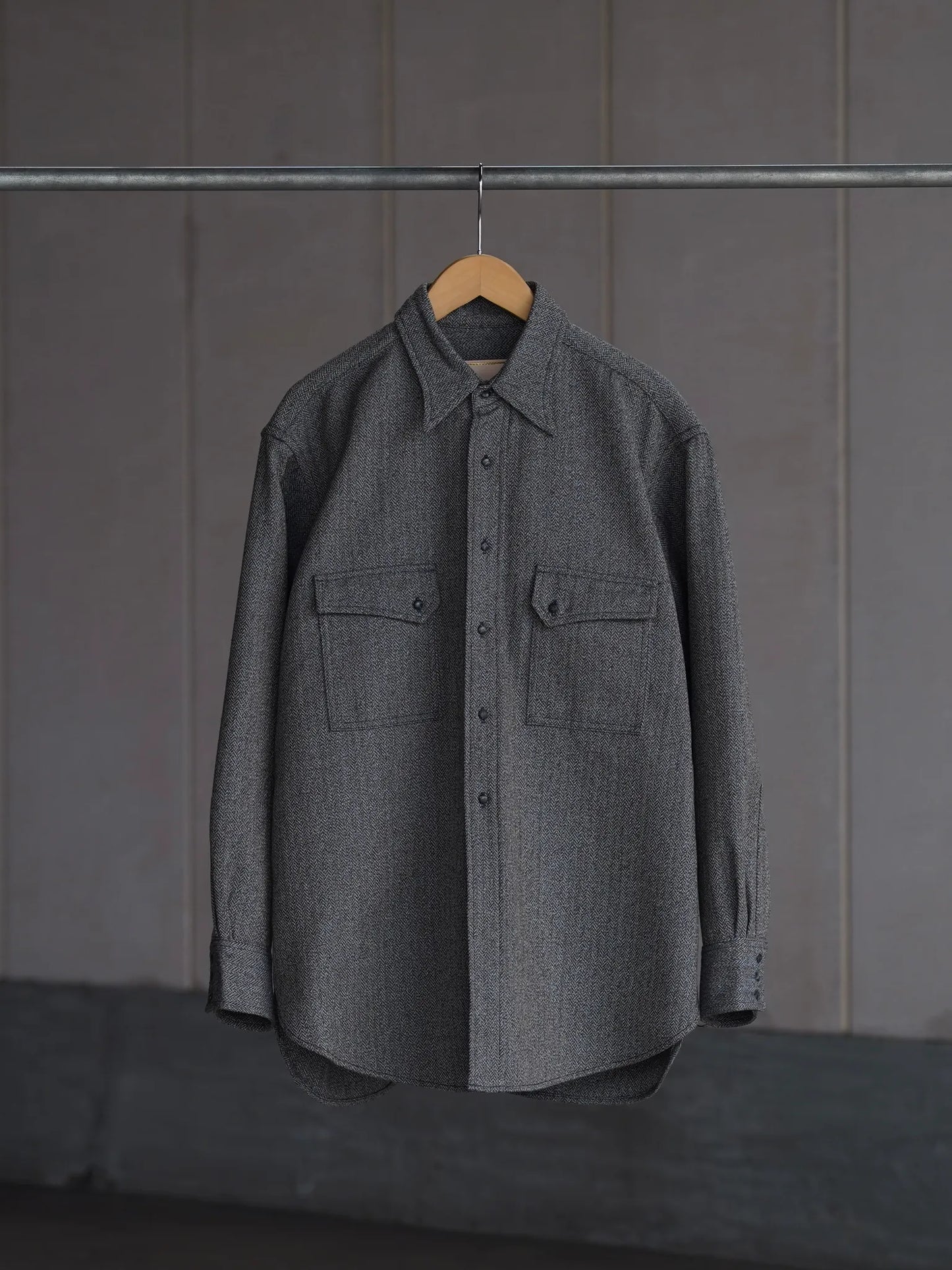 FAUVES | Shirts-RANCH-TWEED Black