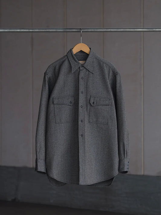 FAUVES | Shirts-RANCH-TWEED Black