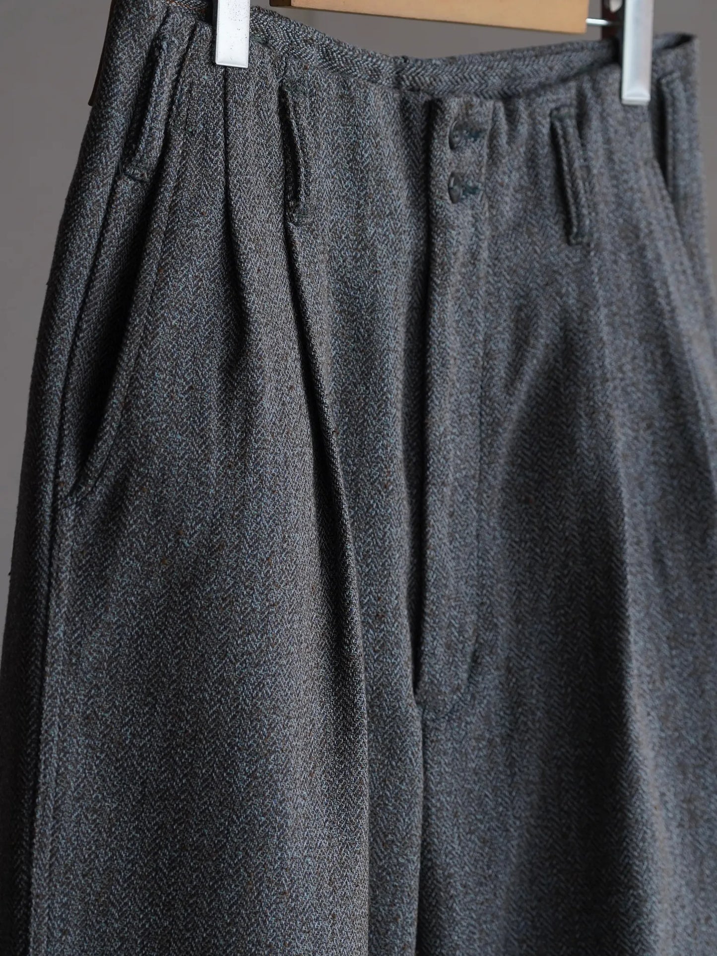 FAUVES | PEG TOP-TWEED Black