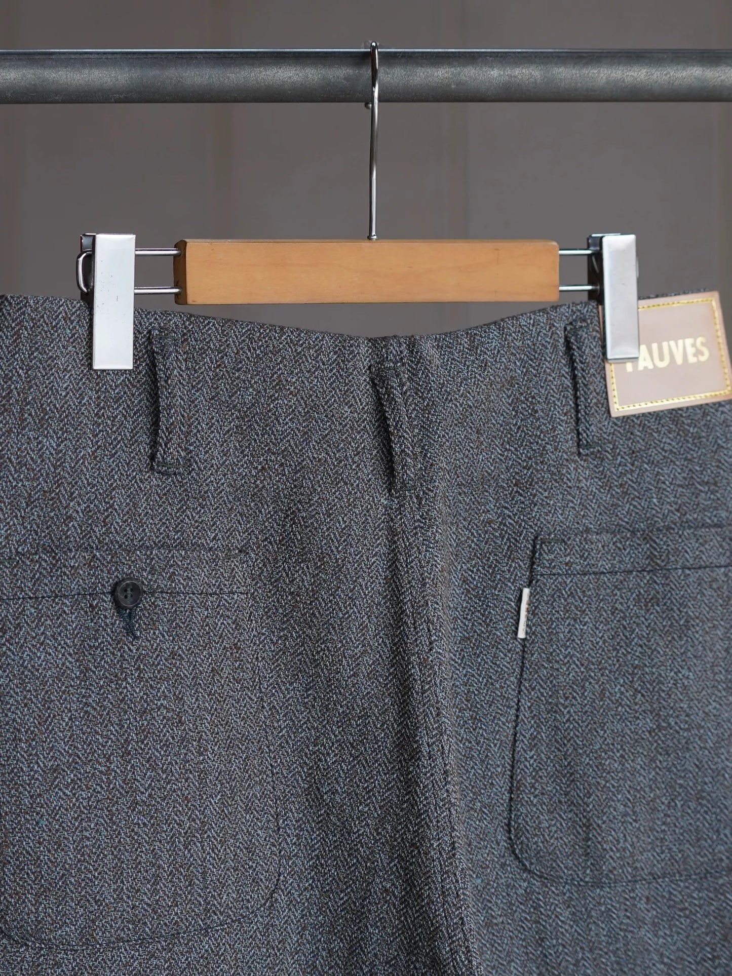 FAUVES | PEG TOP-TWEED Black