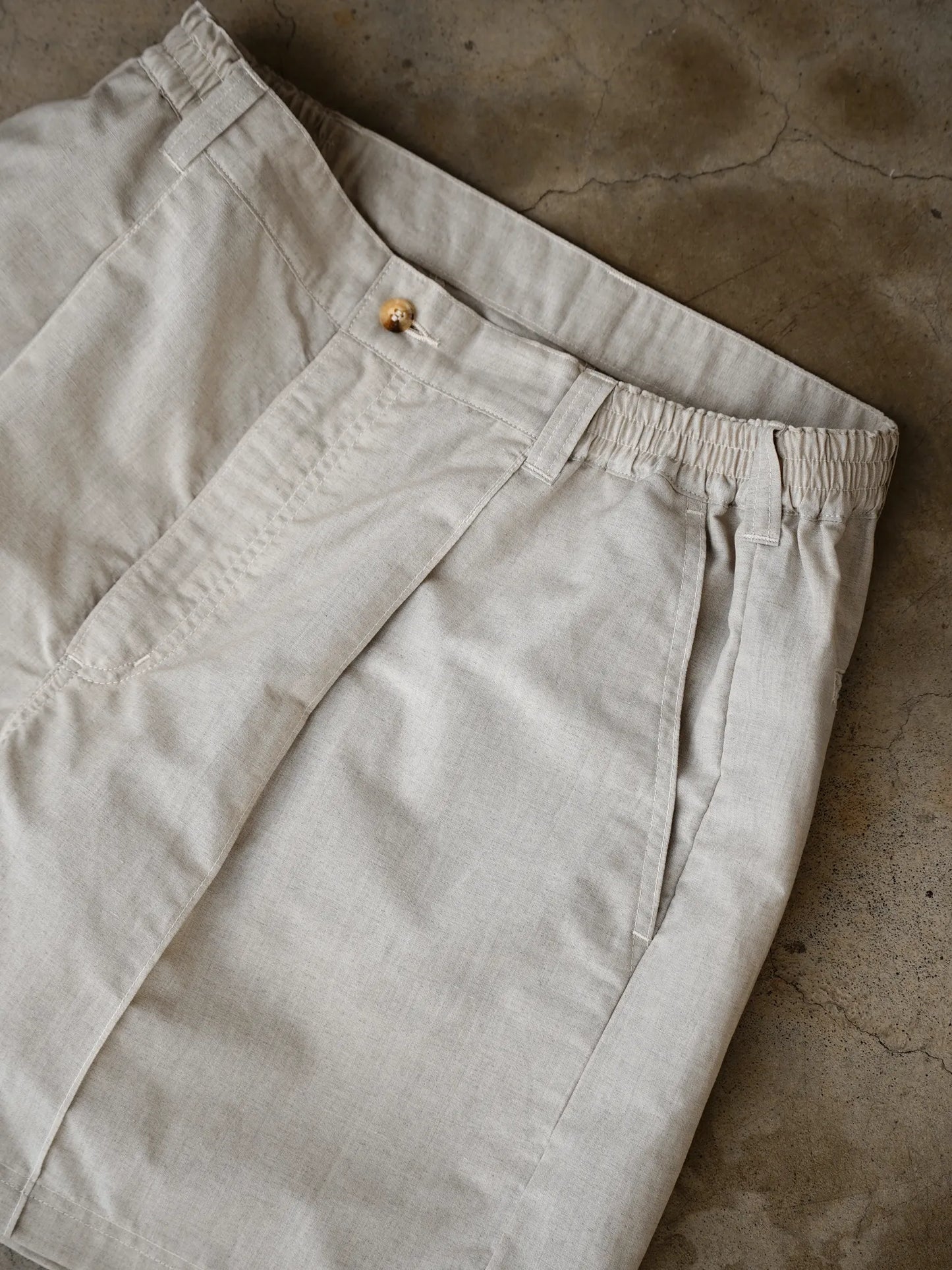YE OLDE AND NEW MAN | RANDONNEUR03 치노 쇼츠 ECRU
