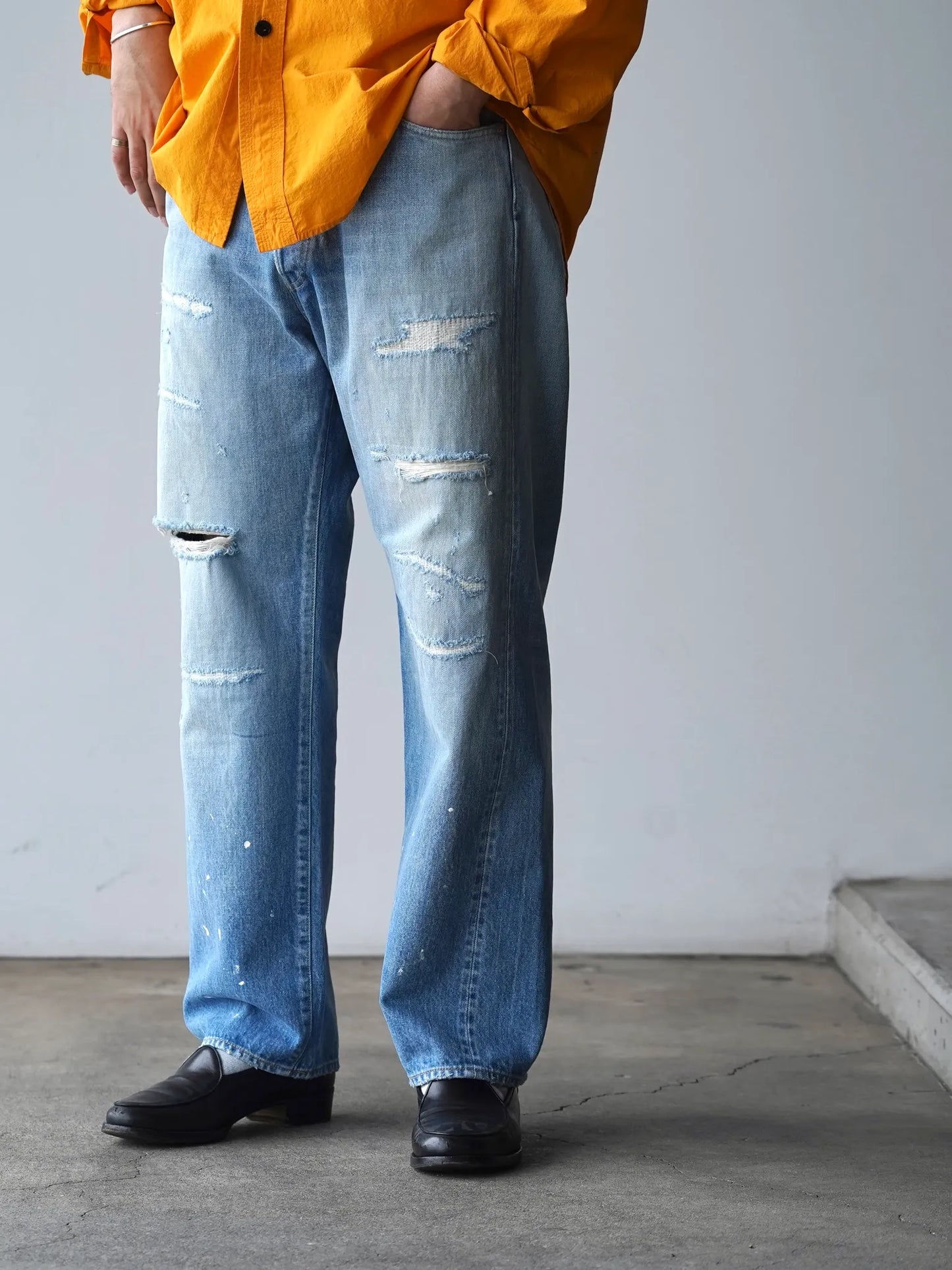 HERILL | HL Repair denim Damagedworn