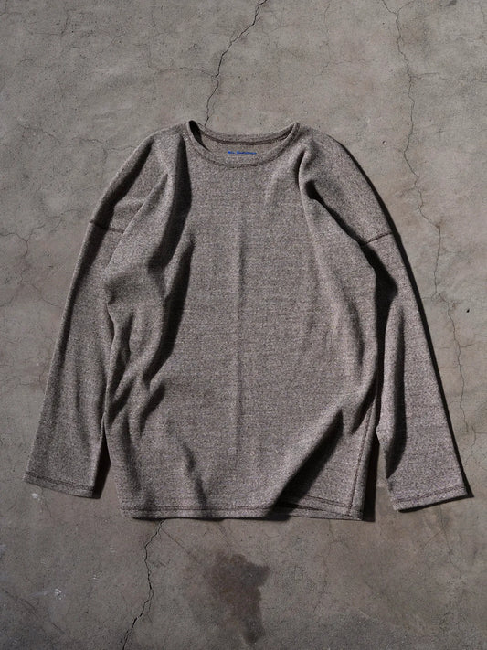 OLDE HOMESTEADER YOUTH | TWEEDISH RIB CREW NECK L/S CHARCOAL