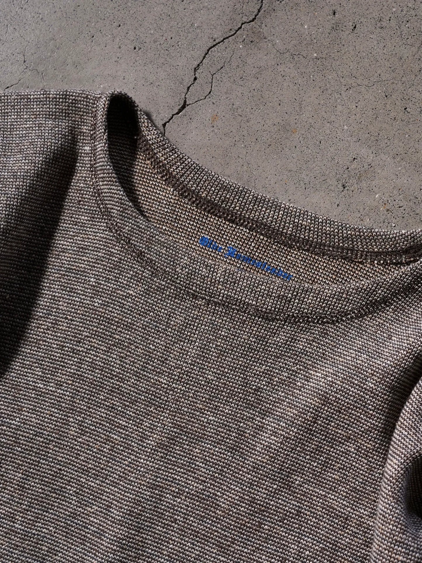 OLDE HOMESTEADER YOUTH | TWEEDISH RIB CREW NECK L/S CHARCOAL