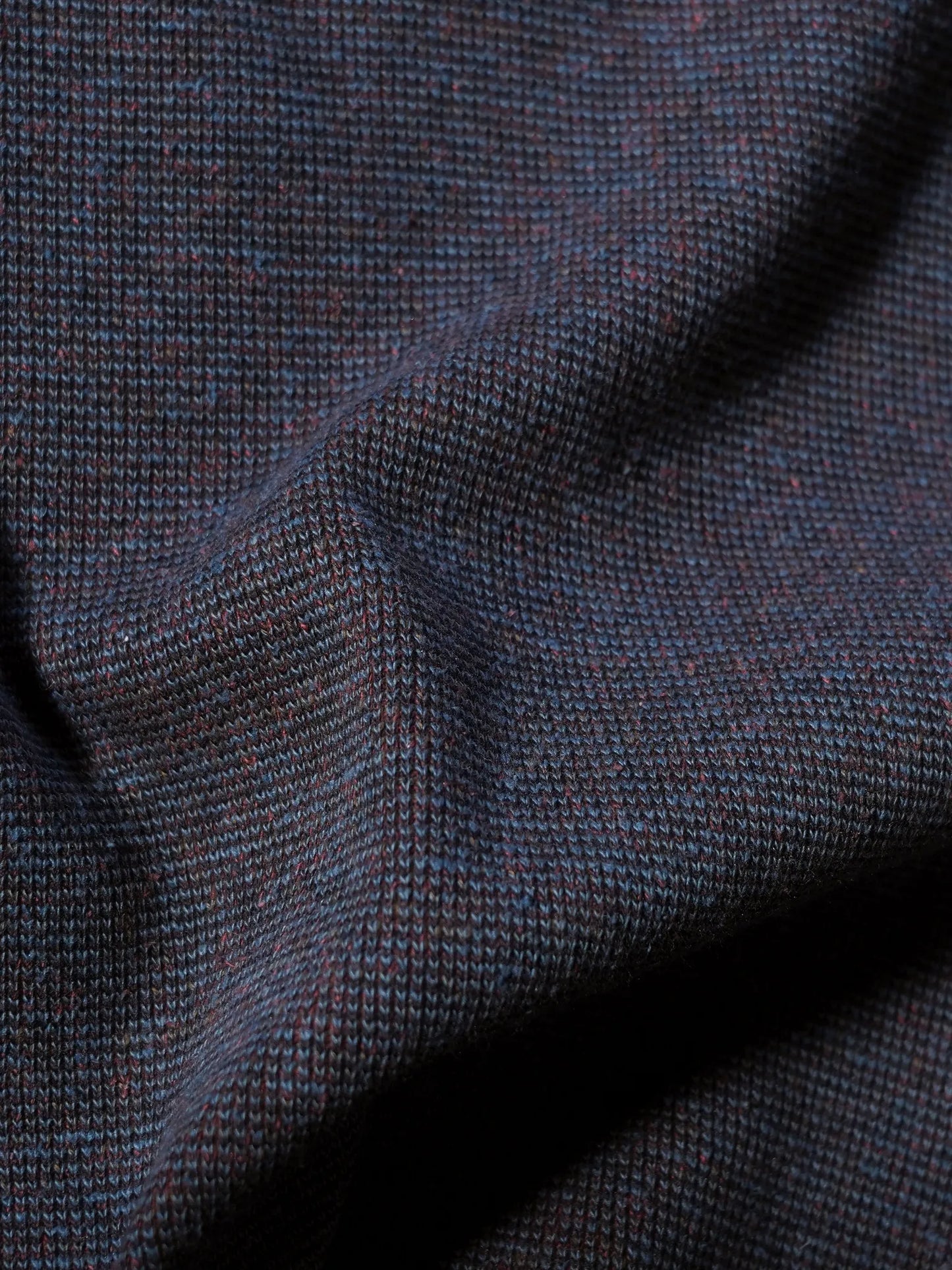 OLDE HOMESTEADER YOUTH | TWEEDISH RIB CREW NECK L/S DARK BLUE