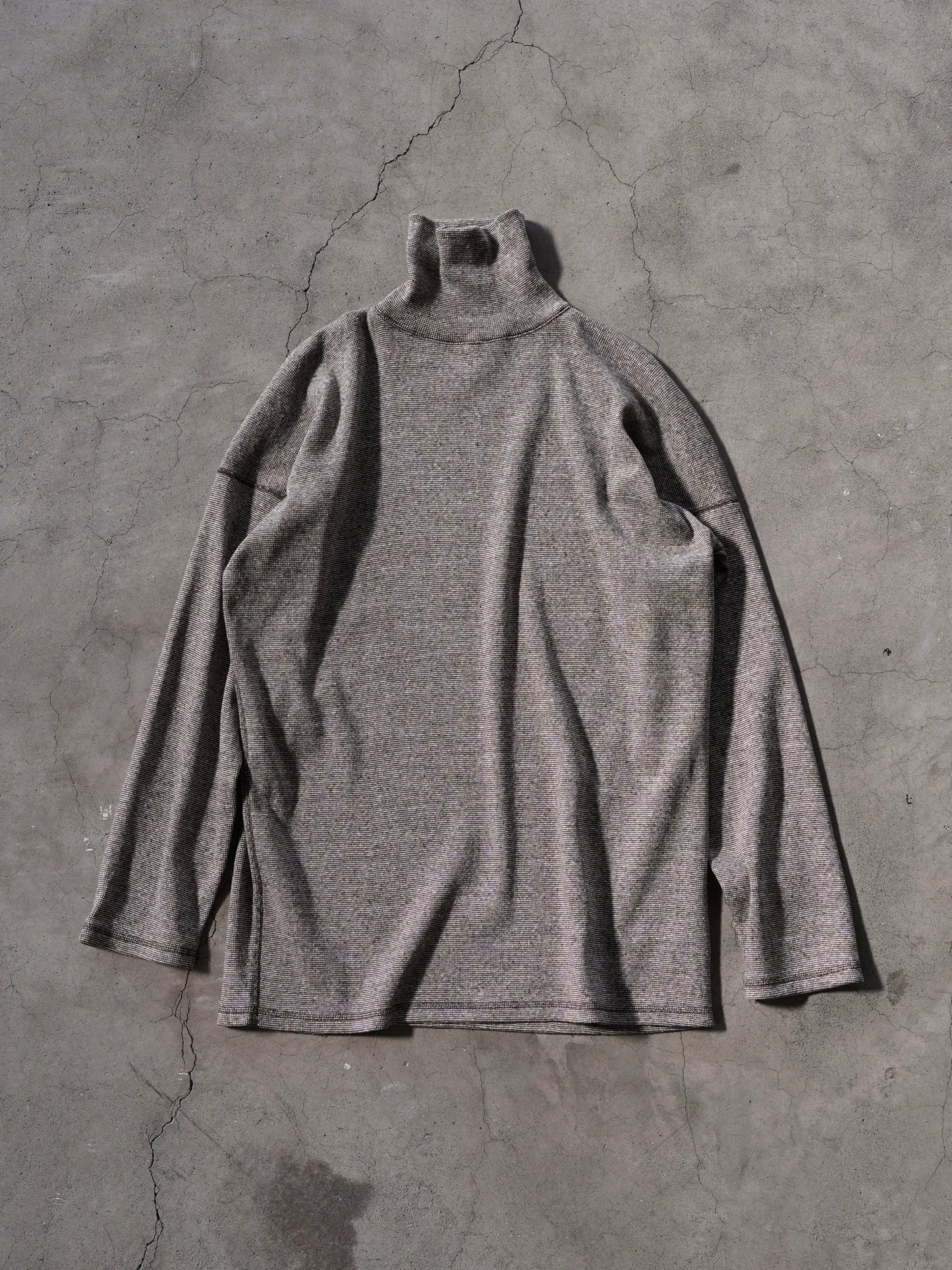 OLDE HOMESTEADER YOUTH | TWEEDISH RIB TURTLE NECK L/S CHARCOAL
