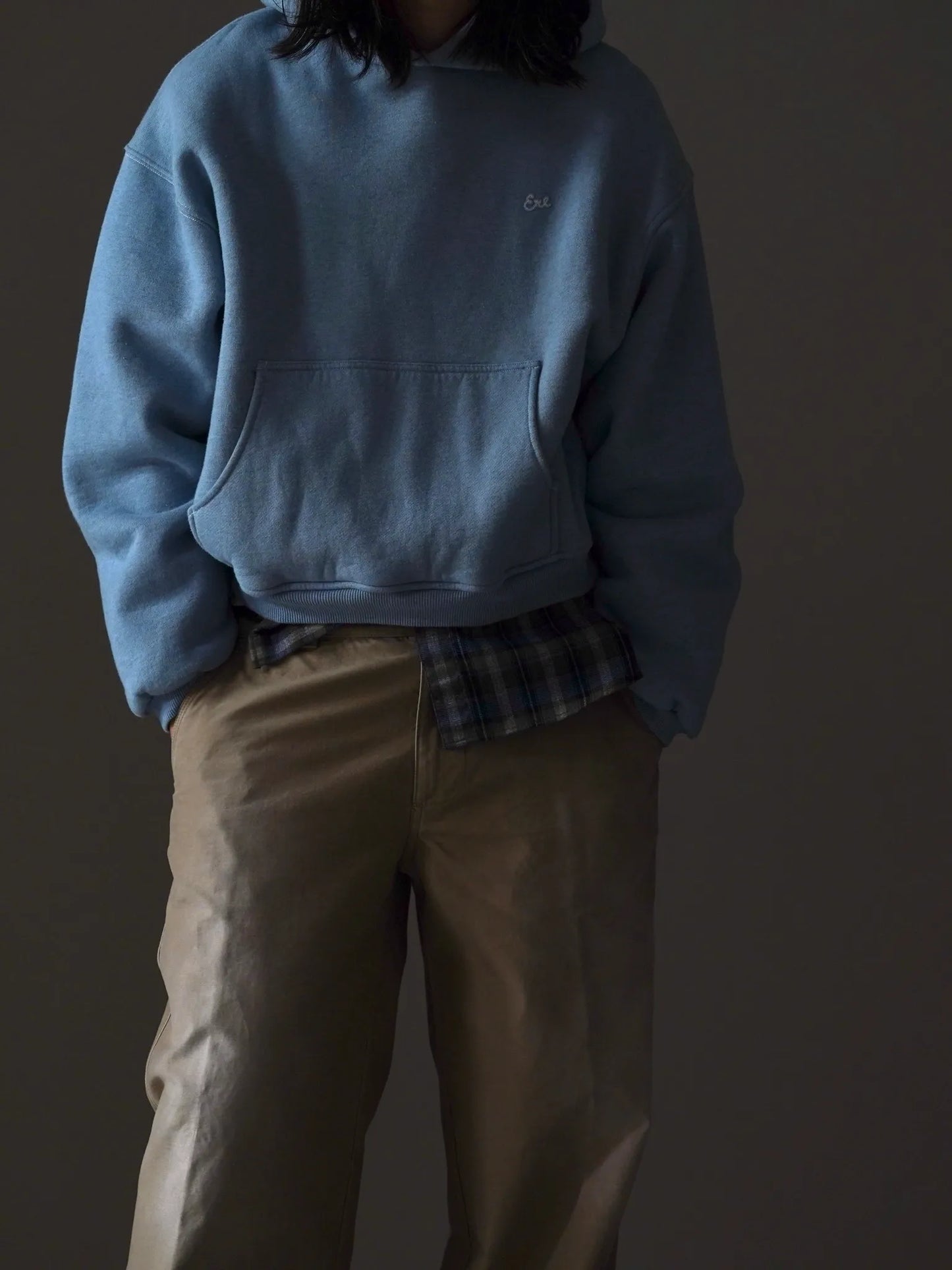 ERL | HEATHER HOODIE BLUE