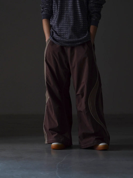 ERL | UFO TRACK PANTS BROWN