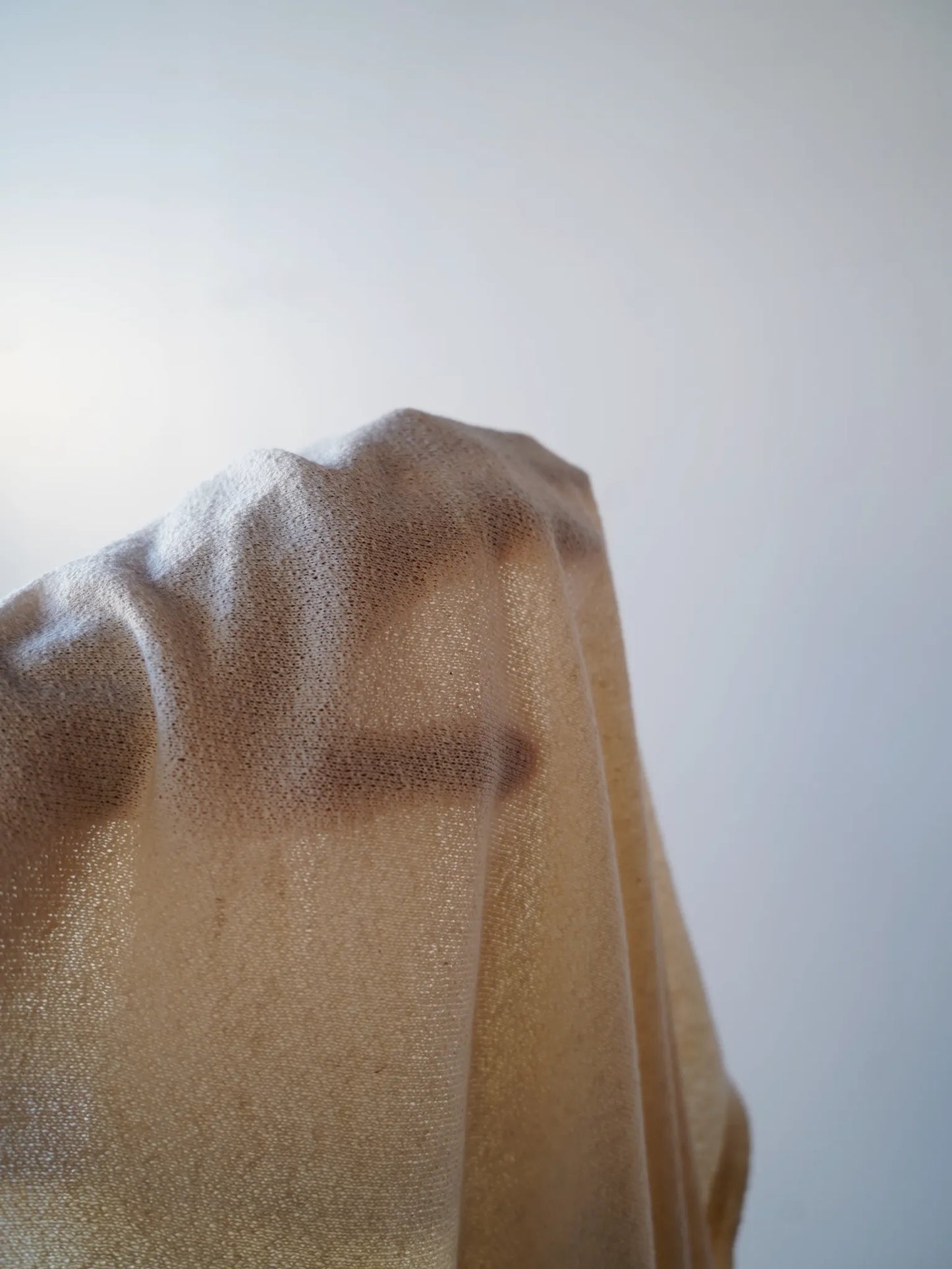 OLDE HOMESTEADER YOUTH | [BACK CREPE JERSEY] SLEEVELESS ECRU