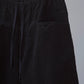 COMOLI | コーデュロイ ドローストリングパンツ BLACK