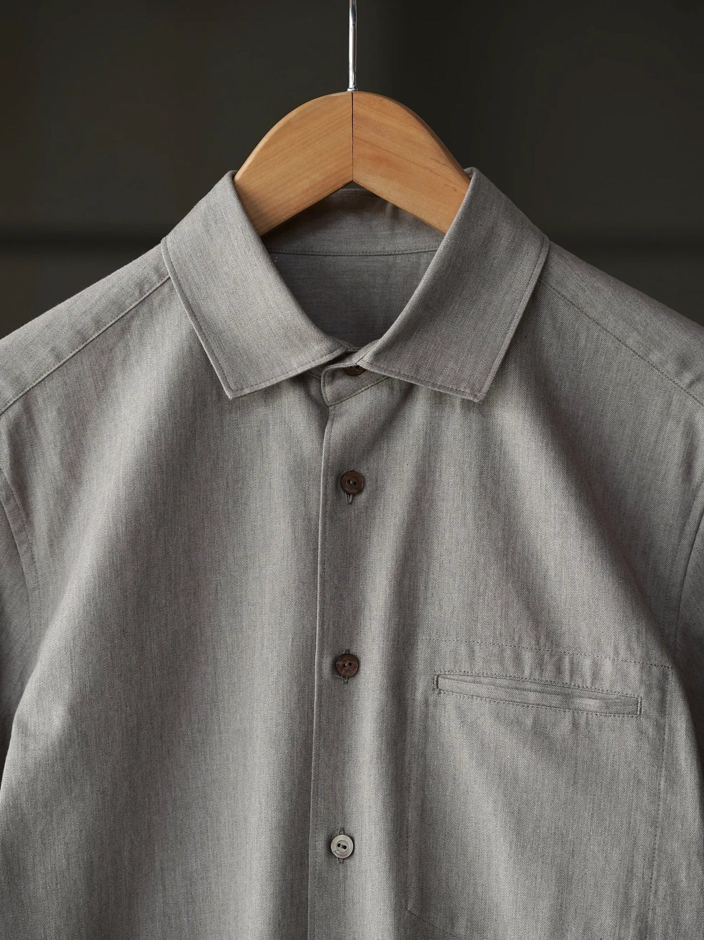 IRENISA | SPREAD COLLAR REGULAR-FIT SHIRT LBEIGE
