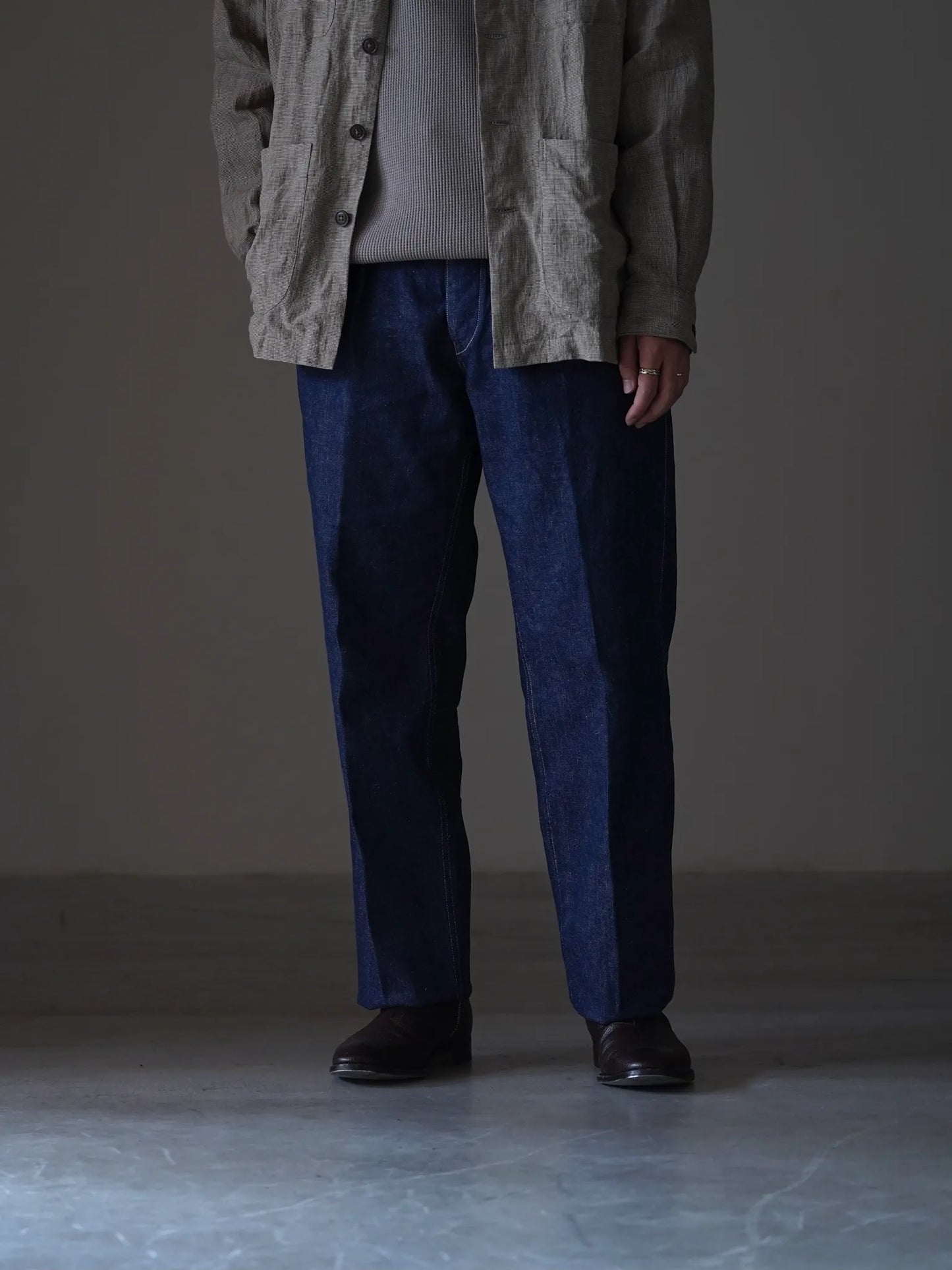 COHÉRENCE | ALAIN 10oz 로거 데님 인디고