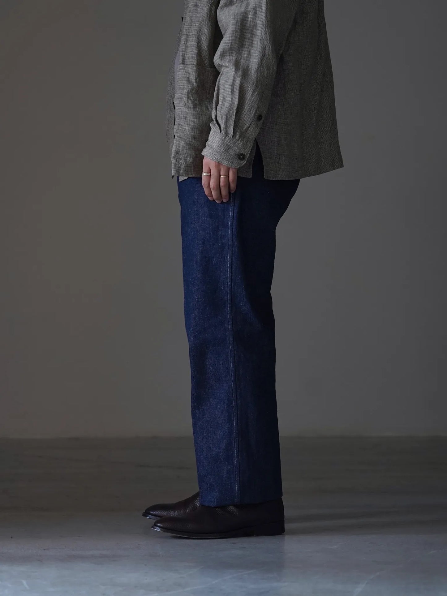 COHÉRENCE | ALAIN 10oz 로거 데님 인디고