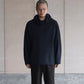 nonnotte | Draping Big H/N Pullover D.navy×Charcoal Top