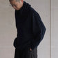 nonnotte | Draping Big H/N Pullover D.navy×Charcoal Top