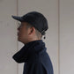 nonnotte | Draping Cap A Charcoal Top (Shadow Herringbone Flannel)