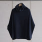 nonnotte | Draping Big H/N Pullover D.navy×Charcoal Top