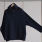 nonnotte | Draping Big H/N Pullover D.navy×Charcoal Top