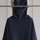 nonnotte | Draping Big H/N Pullover D.navy×Charcoal Top