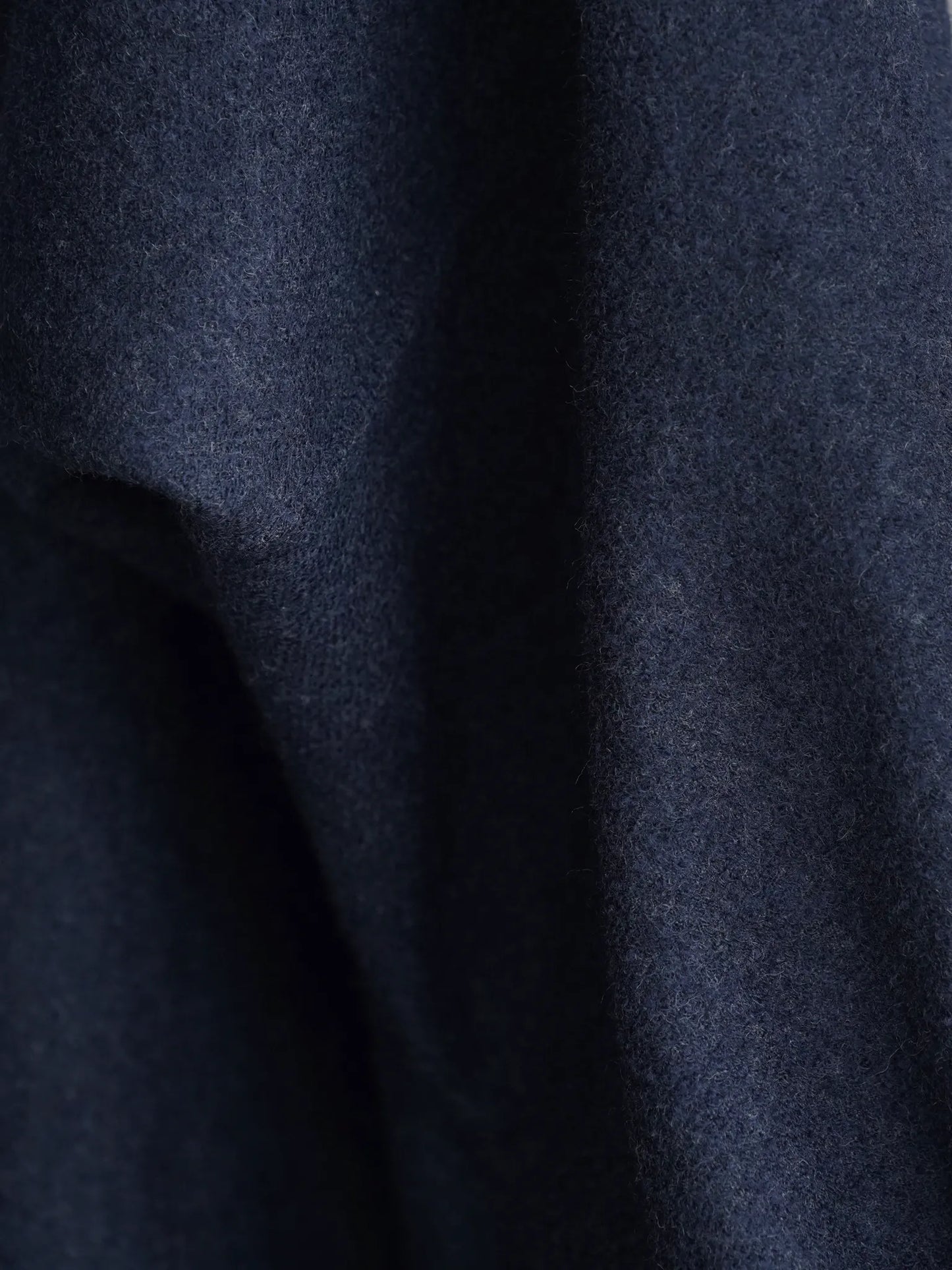 nonnotte | Draping Big H/N Pullover D.navy×Charcoal Top