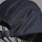 nonnotte | Draping Cap A Charcoal Top (Shadow Herringbone Flannel)