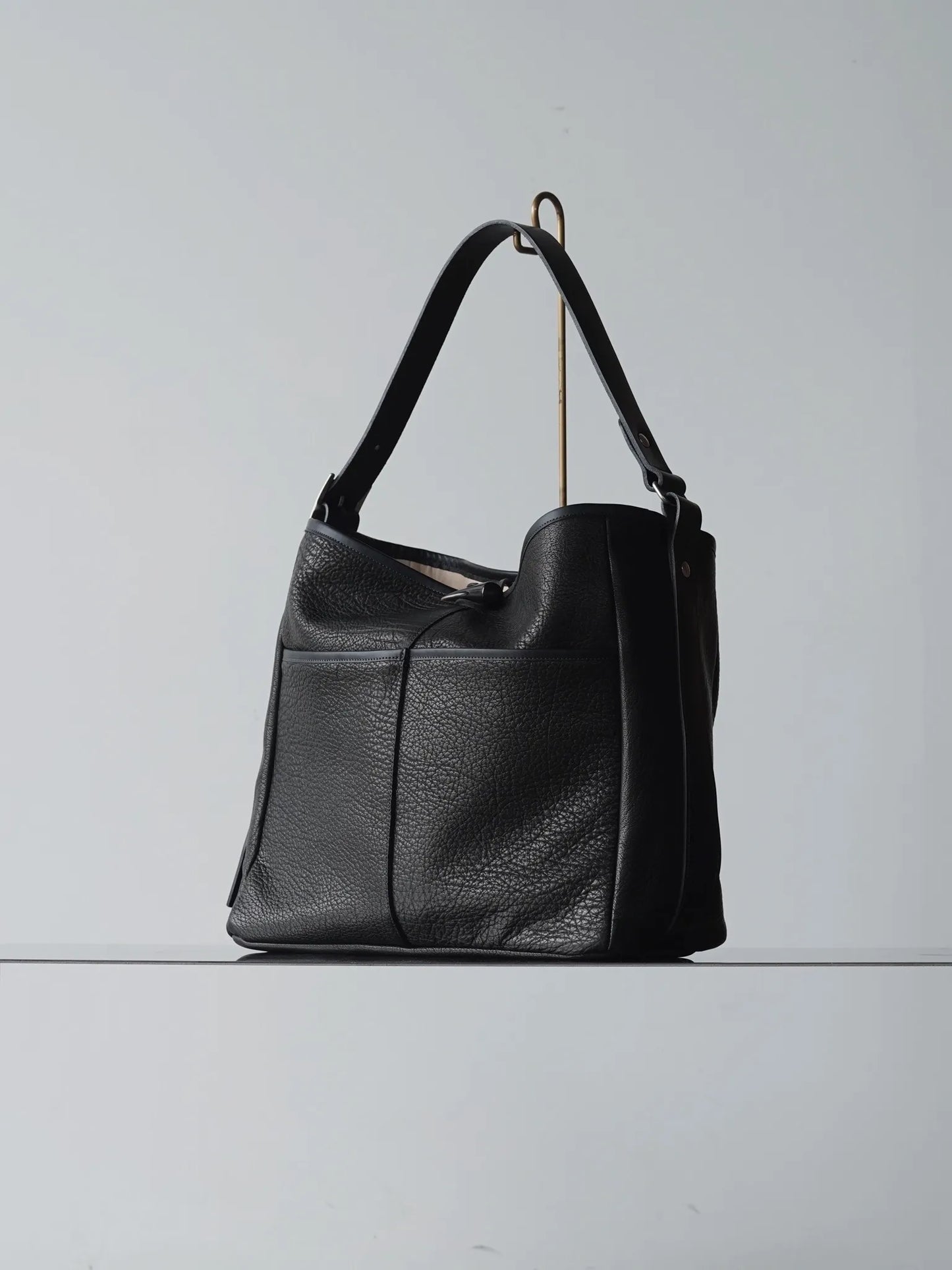 Post Production | 2 Pockets Tote Bag Buffalo BLK