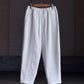 山内 | ビンテージシルクリネン・ワンカットイージーパンツ off white