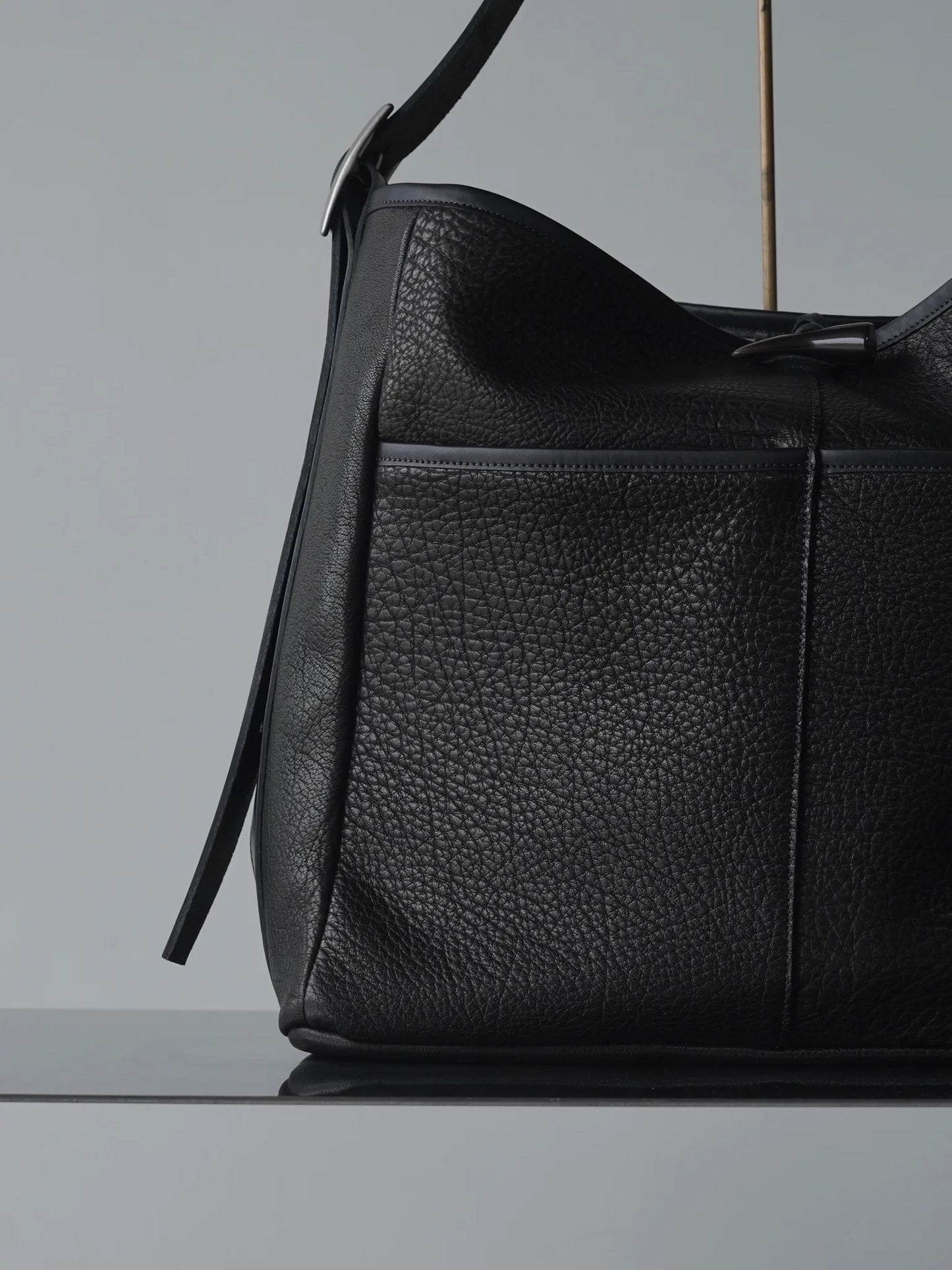 Post Production | 2 Pockets Tote Bag Buffalo BLK