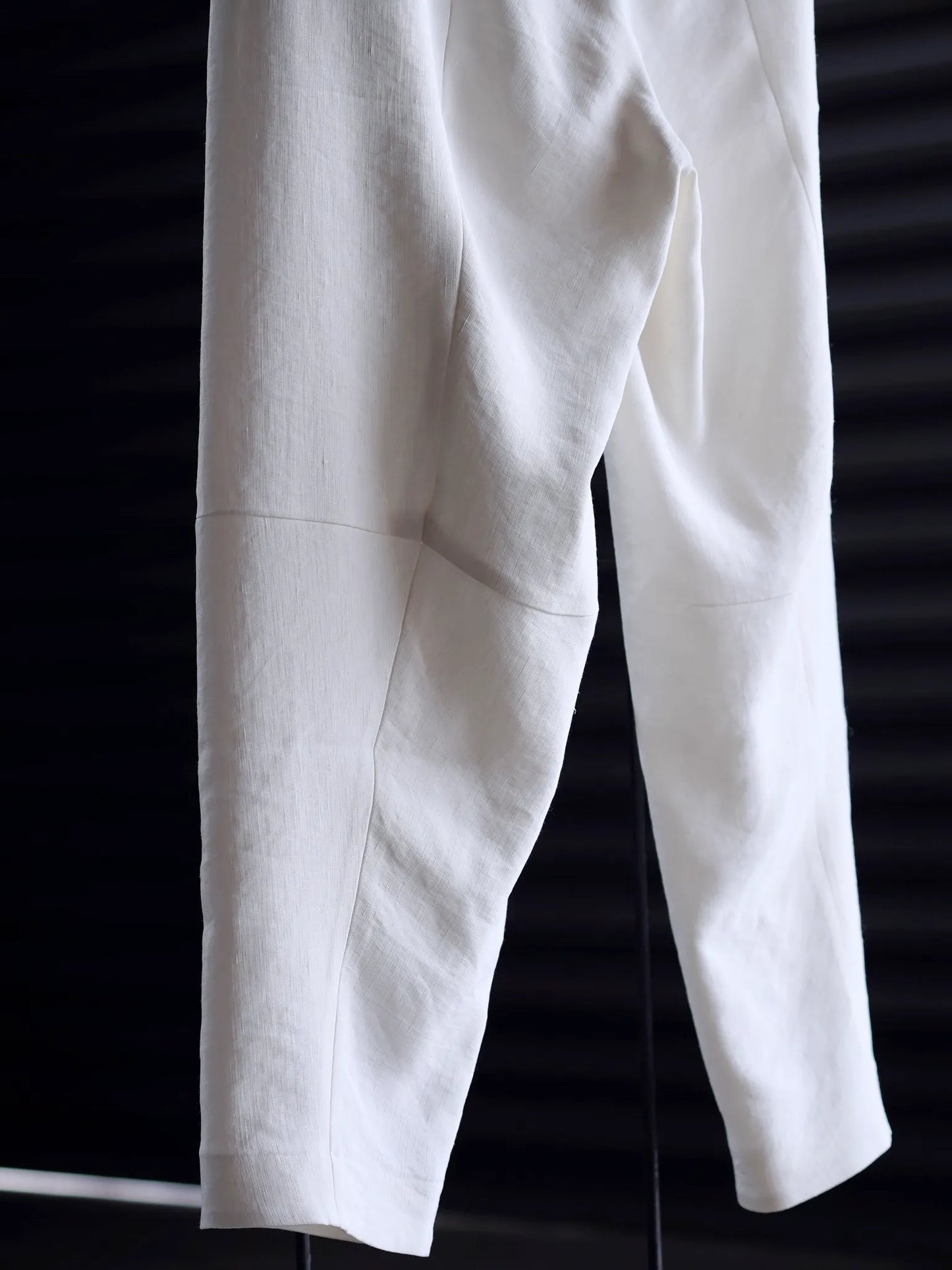山内 | ビンテージシルクリネン・ワンカットイージーパンツ off white