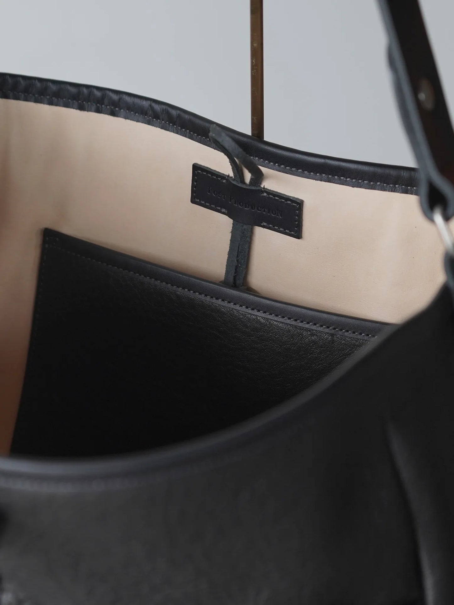 Post Production | 2 Pockets Tote Bag Buffalo BLK