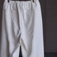 山内 | ビンテージシルクリネン・ワンカットイージーパンツ off white