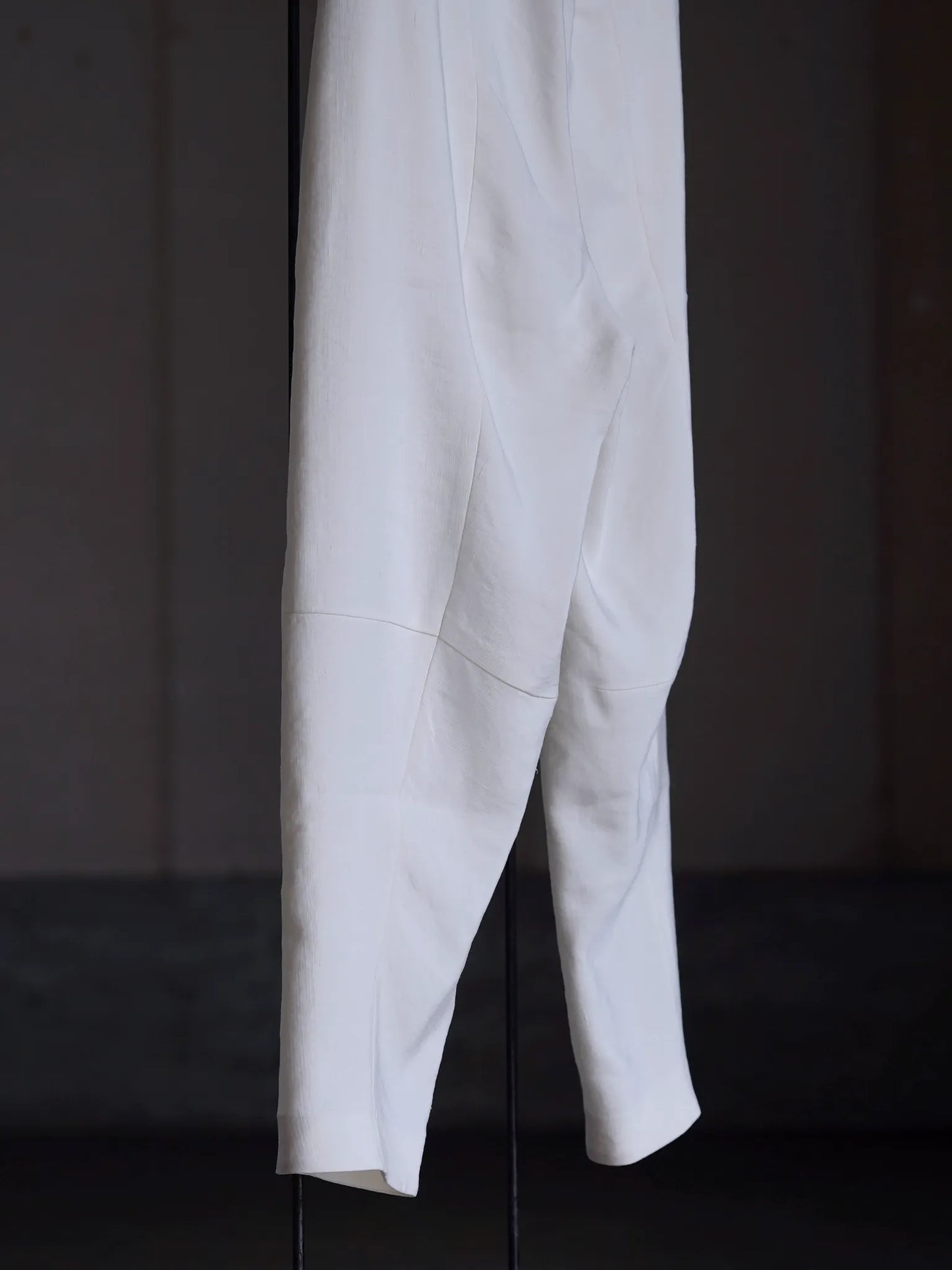 山内 | ビンテージシルクリネン・ワンカットイージーパンツ off white