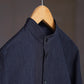 山内 | ウール× 和紙・スタンダードシャツ charcoal black