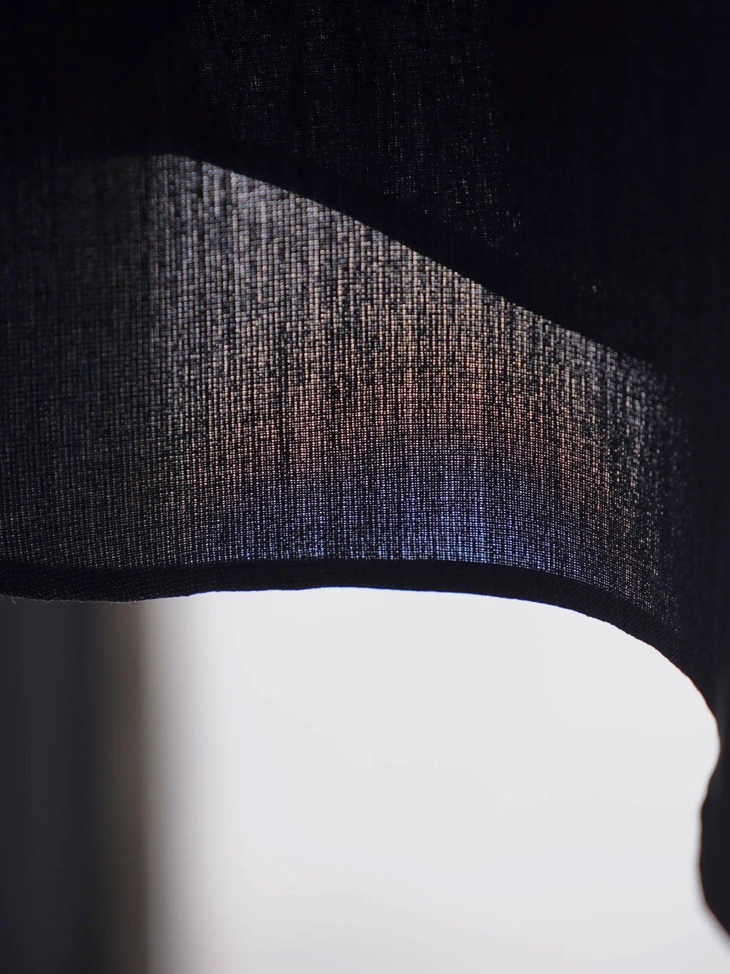 山内 | ウール× 和紙・スタンダードシャツ charcoal black