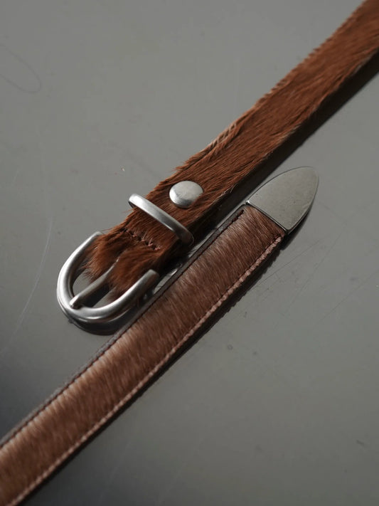 Post Production | Western Belt Horse Hair Silver