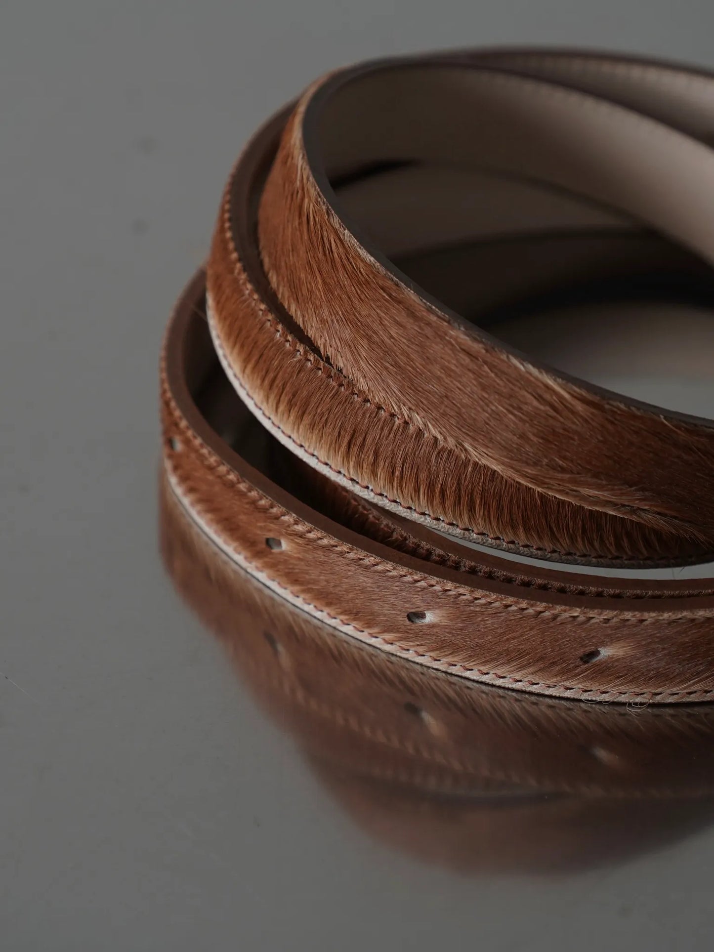 Post Production | Western Belt Horse Hair Silver
