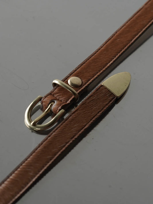 Post Production | Western Belt Horse Hair Gold